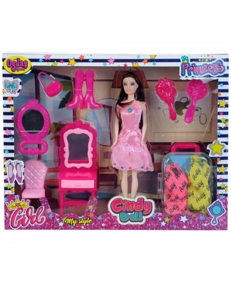 CINDY DOLL DOLAPLI MAKYAJ MASALI BEBEK