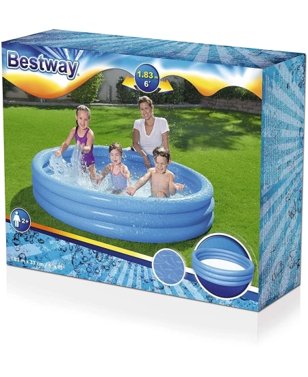 BESTWAY 3 HALKALI KUTULU ŞİŞME HAVUZ 183*33 CM