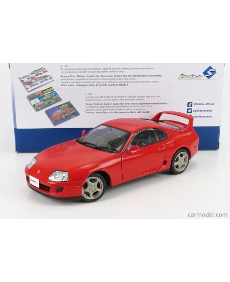 SOLİDO 1/18 TOYOTA SUPRA MK.4 RENAİSSANCE RED