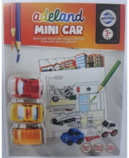 3LÜ ÇEKBIRAK ARABA BOYAMA KİTAPLI