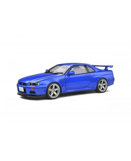 SOLİDO 1/18 NİSSAN SKYLİNE (R34) GT-R BLUE 1999