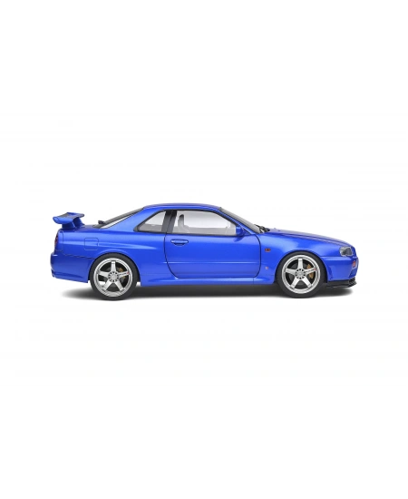 SOLİDO 1/18 NİSSAN SKYLİNE (R34) GT-R BLUE 1999
