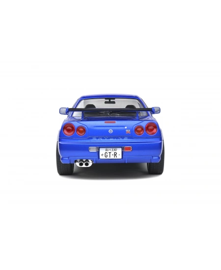 SOLİDO 1/18 NİSSAN SKYLİNE (R34) GT-R BLUE 1999