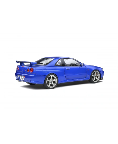 SOLİDO 1/18 NİSSAN SKYLİNE (R34) GT-R BLUE 1999