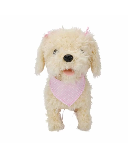 PELUŞ SEVİMLİ KÖPEK FRAPPE YÜRÜYEN SESLİ BEYAZ