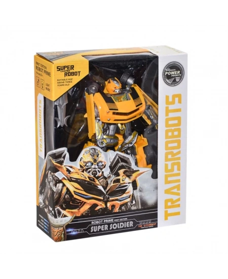 SESLİ VE IŞIKLI DÖNÜŞEBİLEN ROBOT SUPER SOLDIER