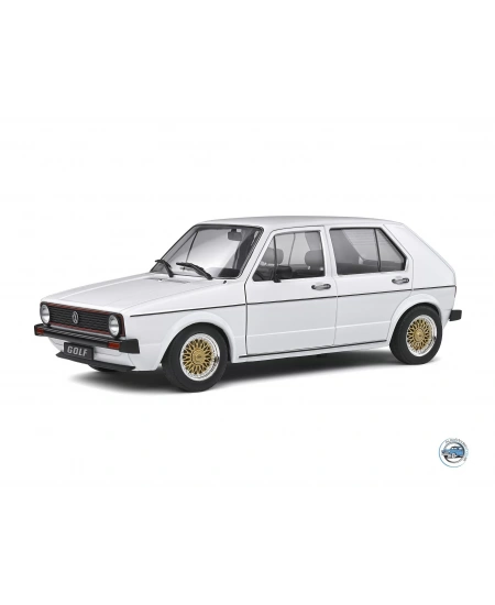 SOLİDO 1/18 VOLKSWAGEN GOLF L WHITE CUSTOM 1983