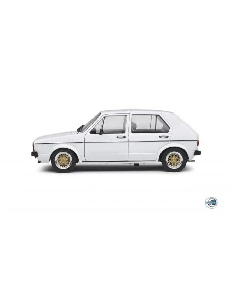 SOLİDO 1/18 VOLKSWAGEN GOLF L WHITE CUSTOM 1983