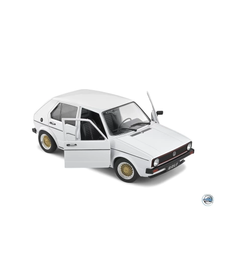 SOLİDO 1/18 VOLKSWAGEN GOLF L WHITE CUSTOM 1983