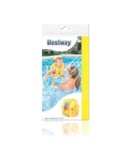 BESTWAY DESENLİ CAN YELEĞİ 41*30 CM