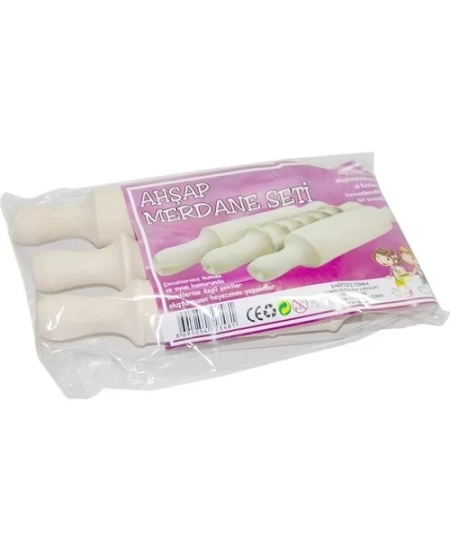 3LÜ AHŞAP MERDANE