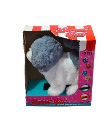 PİLLİ PELUŞ KEDİ