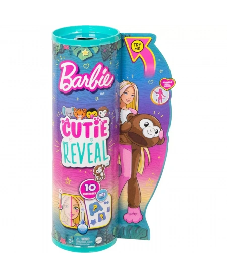 BARBIE CUTIE REVEAL BEBEKLER TROPİKAL ORMAN DHL