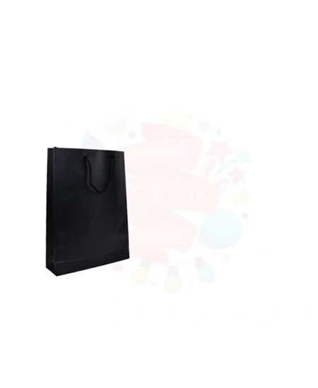 KARTON ÇANTA SELOFANLI 17*26 SİYAH 25Lİ