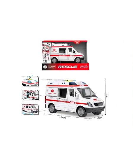 1/16 PİLLİ SESLİ AMBULANS