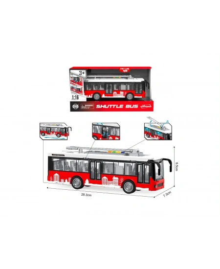 1/16 PİLLİ SESLİ IŞIKLI ŞEHİR OTOBÜSÜ