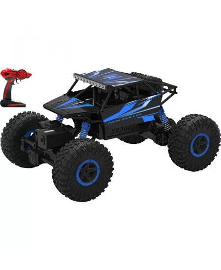1/18 ARAZİ KAŞİFİ KUMANDALI ARABA MAVİ