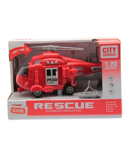 1/20 SESLİ VE PİLLİ KURTARMA HELİKOPTER
