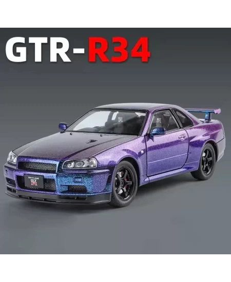 1/24 NISSAN GTR R34 DIE-CAST