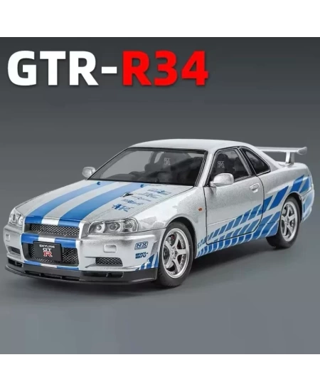 1/24 NISSAN GTR R34 DIE-CAST
