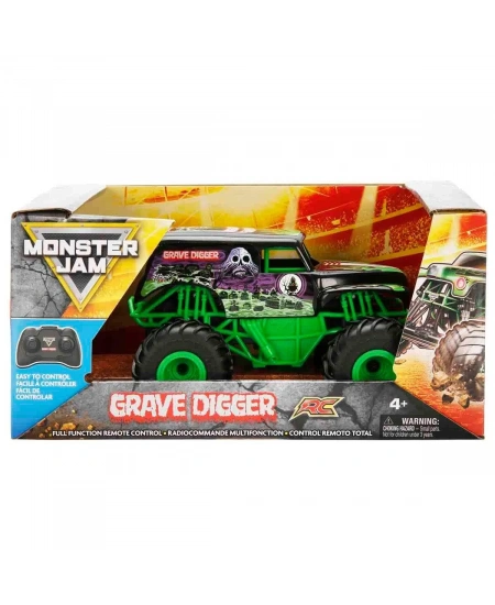 1/24MONSTER JAM UZAKTAN KUMANDALI GRAVE DIGGER DHL