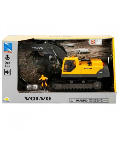 1/32 EKSKAVATÖR VOLVO SESLİ IŞIKLI
