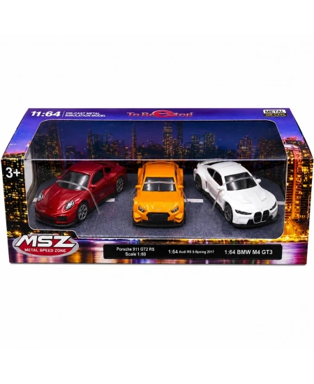 1/64 3LÜ DIECAST ARAÇLAR