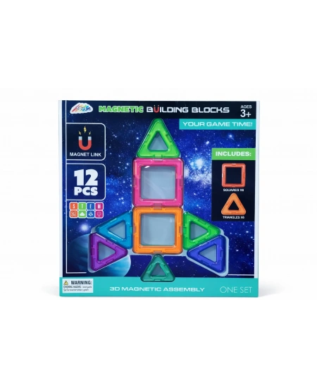 12 PCS MANYETİK LEGO