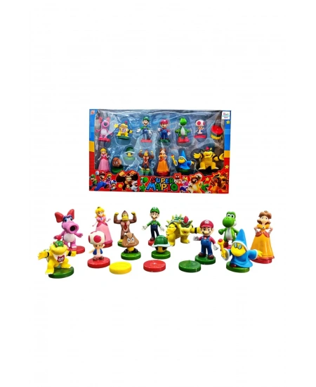 14 PARÇA SÜPER MARIO FİGÜR SET