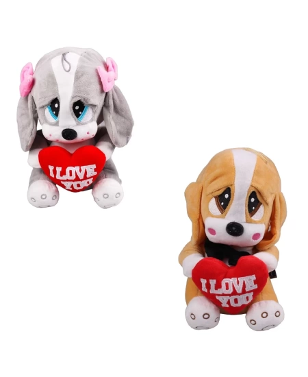 25CM ÜZGÜN KÖPEK PELUŞ PL62397