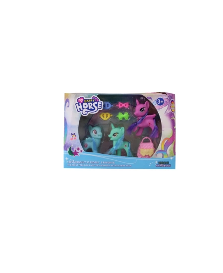 3LÜ PONY AKSESUARLI