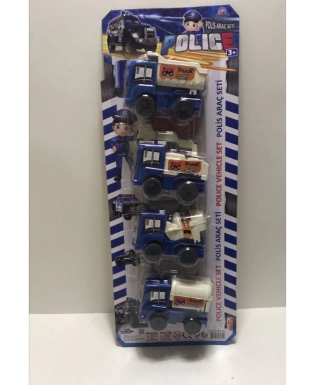 4LÜ POLİS ARAÇ SETİ