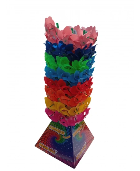6 KANAT MIX RÜZGAR GÜLÜ 10CM