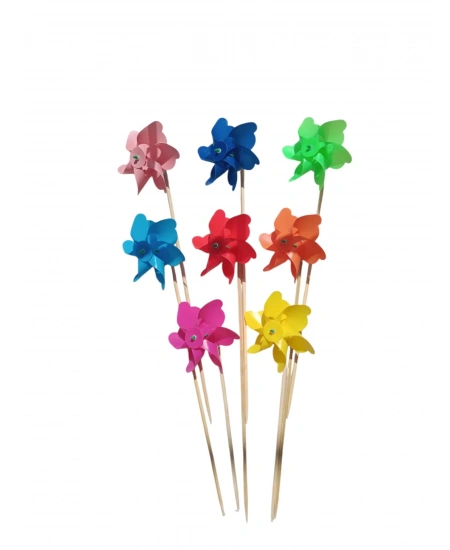 6 KANAT MIX RÜZGAR GÜLÜ 10CM