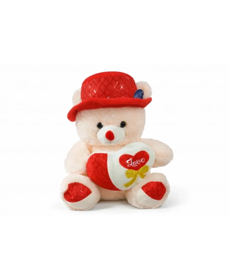 60 CM ŞAPKALI PELUŞ AYI