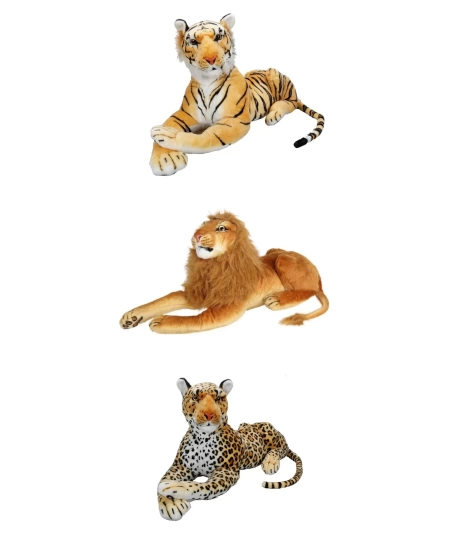 60CM PELUŞ ASLAN KAPLAN LEOPAR