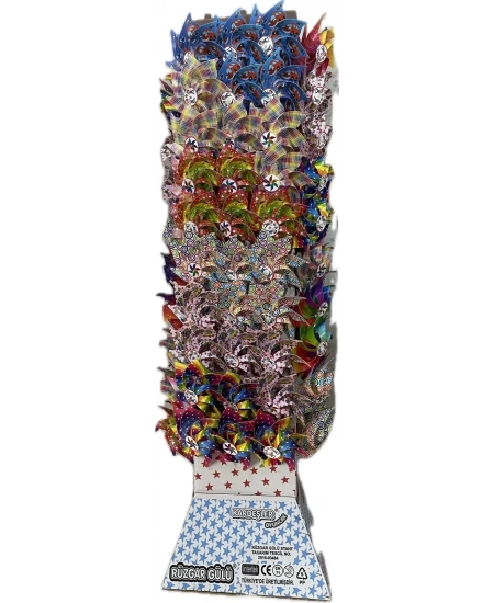 8 KANATLI BASKILI RÜZGAR GÜLÜ 18CM