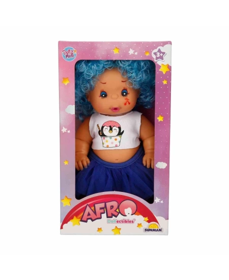 AFRO RENKLİ KIVIRCIK SAÇLI BEBEK