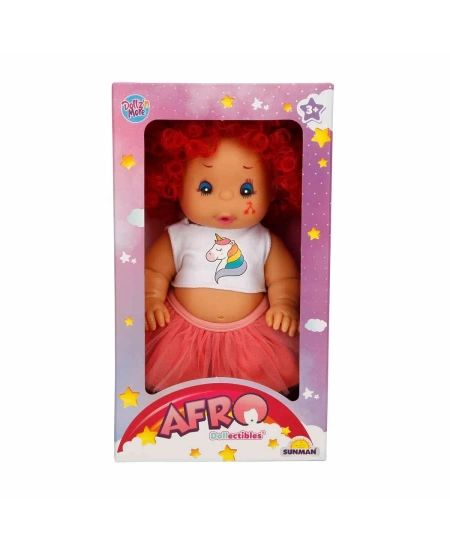 AFRO RENKLİ KIVIRCIK SAÇLI BEBEK