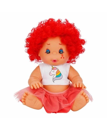 AFRO RENKLİ KIVIRCIK SAÇLI BEBEK