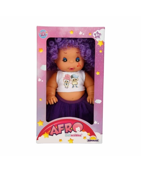 AFRO RENKLİ KIVIRCIK SAÇLI BEBEK