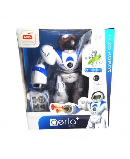 AKILLI ROBOT UZAKTAN KUMANDALI IŞIKLI VE SESLİ