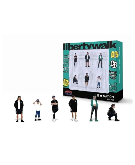 AMERİCAN DİORAMA 1/64 FİGURE SET: THE LB NATİON