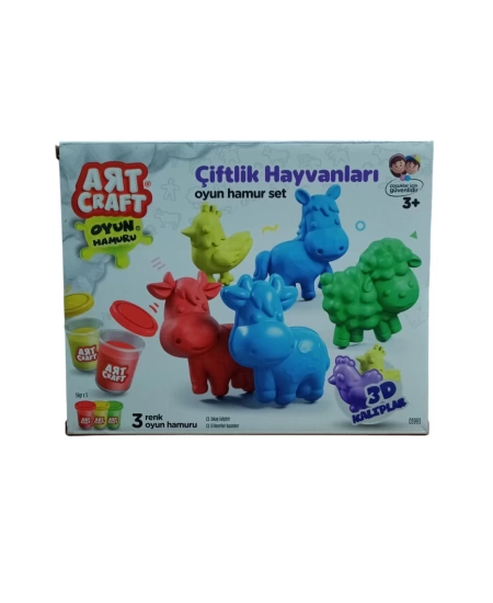 ART CRAFT ÇİFTLİK HAYVANLARI HAMUR SET 168GR