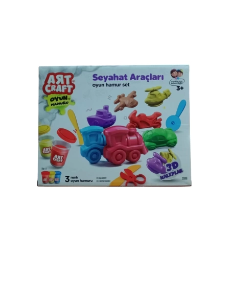 ART CRAFT SEYAHAT ARAÇLARI HAMUR SET 168GR