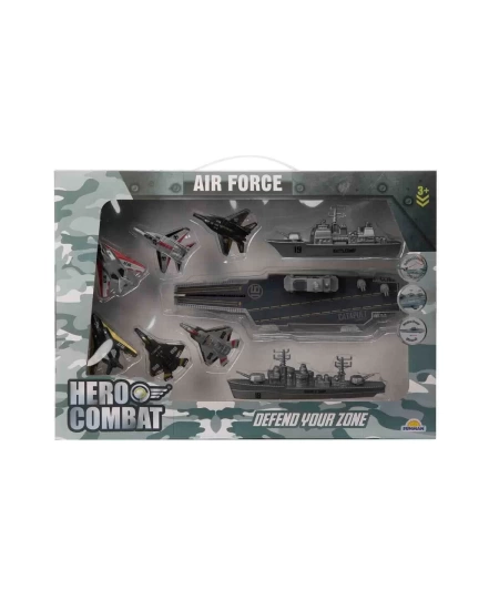 ASKER OYUN SET JET/GEMİ/UÇAK GEMİSİ 9 PARÇA