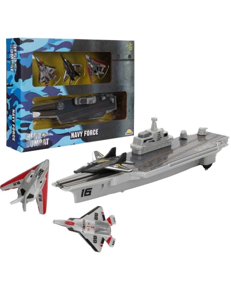 ASKER OYUN SET JET/UÇAK GEMİSİ 4 PARÇA