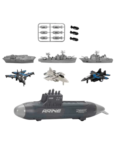 ASKER OYUN SET JET/UÇAK GEMİSİ/GEMİ/DENİZALTI
