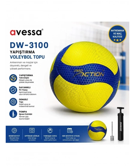 AVESSA YAPIŞTIRMA VOLEYBOL TOPU DW-3100