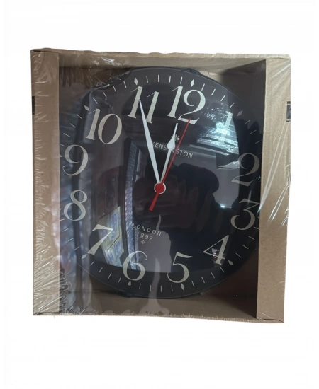 AYPŞ PLASTİK BOMBE CAMLI DUVAR SAATİ 25,50CM